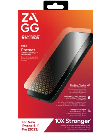 ZAGG | InvisibleShield XTR3 Glass for iPhone 15 Pro - Clear | IS-200111802