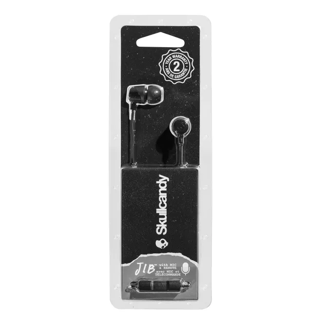 Skullcandy | Jib Wired In-Ear Headphones - Black | SKC-S2DUYK-343
