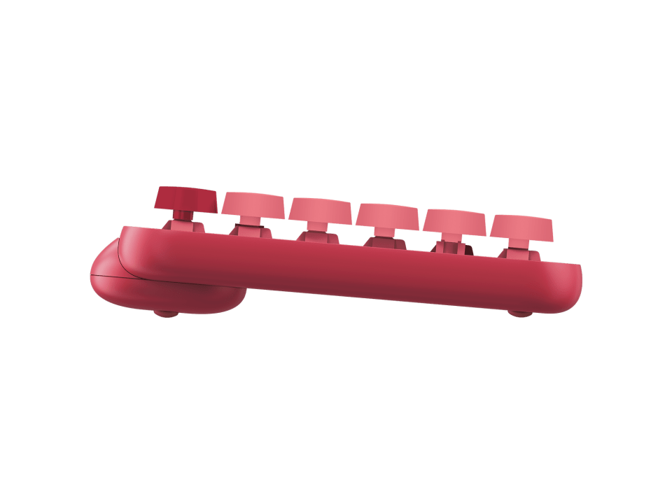 Logitech | POP Keys Wireless Mechanical Keyboard with Customizable Emoji Keys - Heartbreaker - Rose | 920-010709 PROMO ENDS NED
