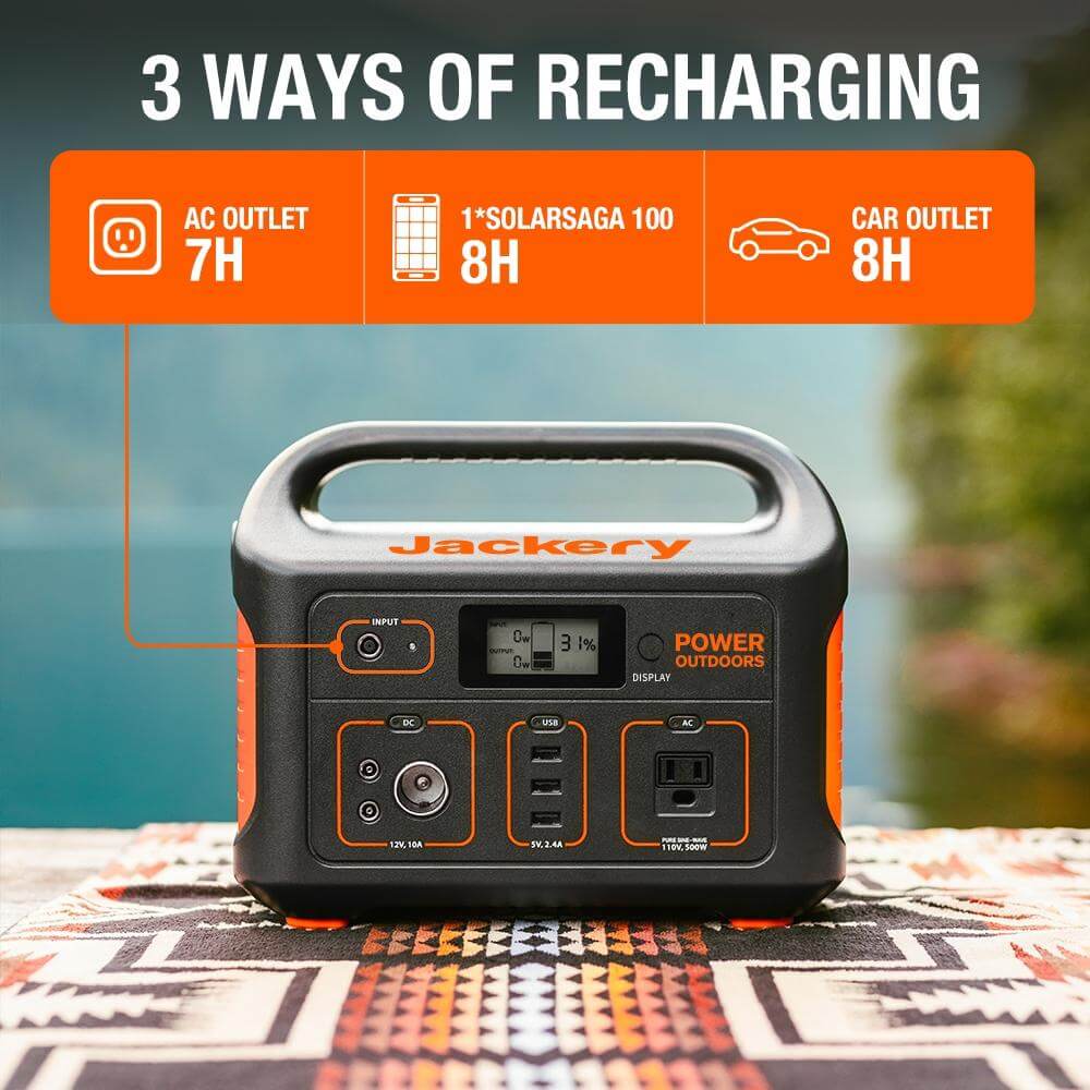 Jackery | Explorer 550 Portable Power Station - 500W 550Wh | E550