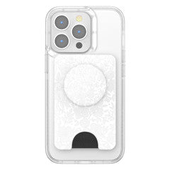 PopSockets | PopWallet+ for MagSafe Round - Blanc Fresh | 123-0433