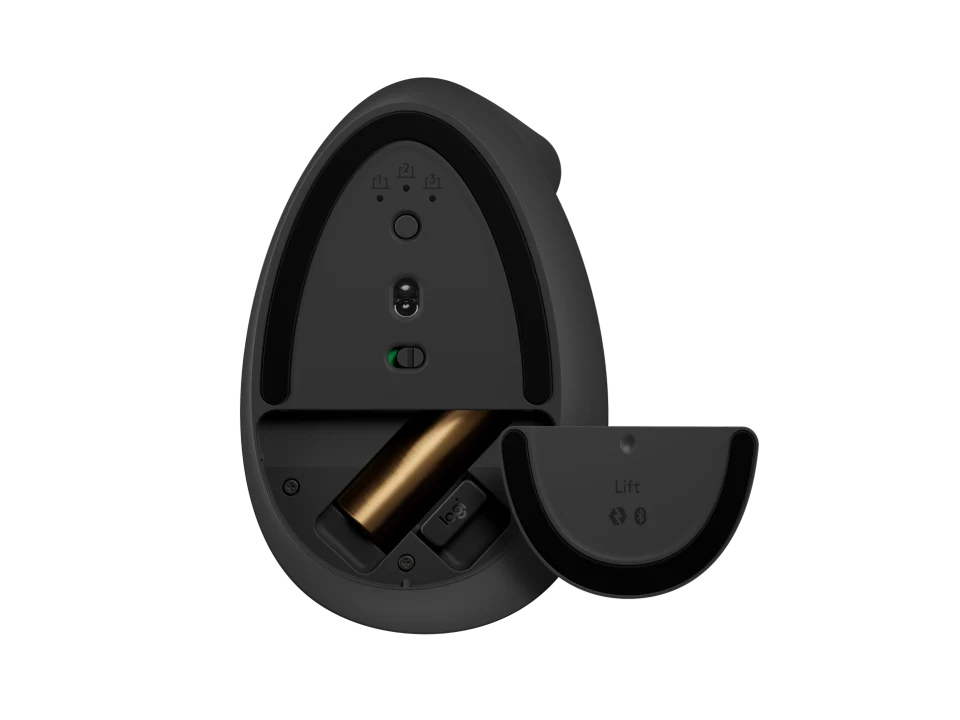 Logitech | Lift Vertical Ergonomic Mouse - Right Handed - Graphite