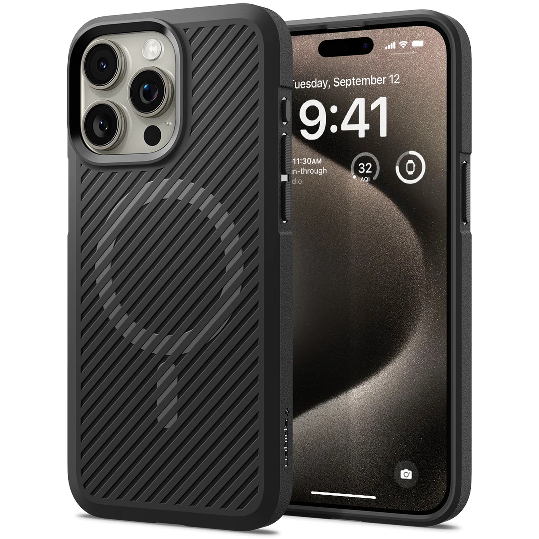 Spigen | Core Armor Magfit for iPhone 15 Pro Max - Matte Black | SGPACS06442