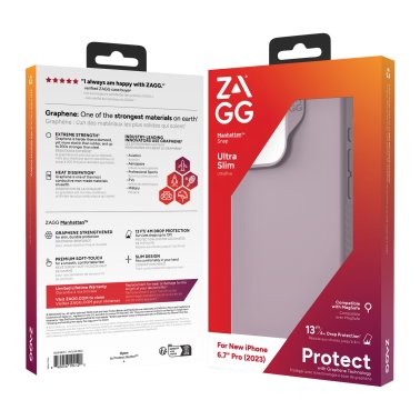 ZAGG GEAR4 | Manhattan Snap Case  iPhone 15 Pro Max - Lavender | 15-11699