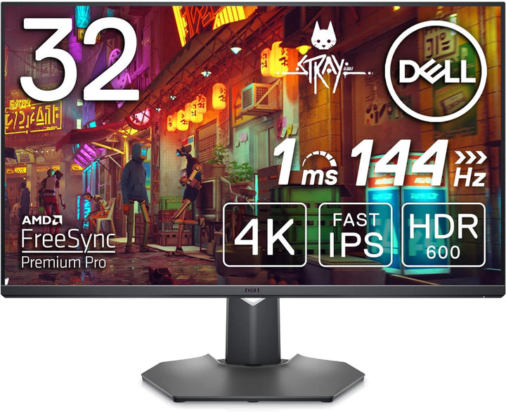 Dell | Gaming Monitor 32" 4k UHD 144hz HDMI 2.1 DP 1.4 HST 3YR | G3223Q