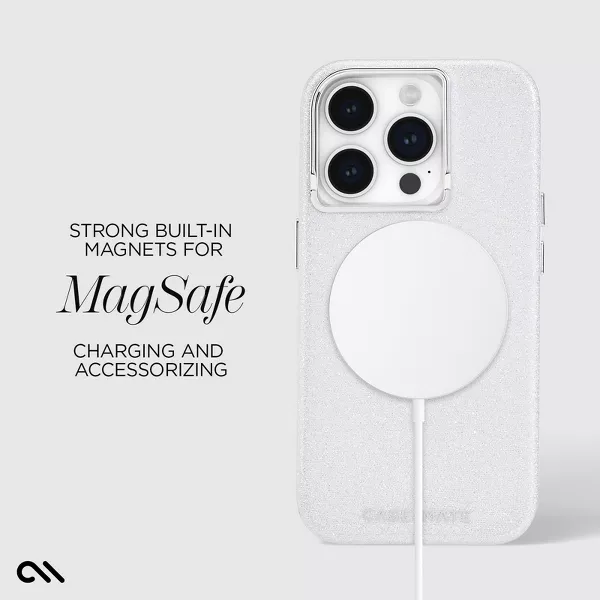 Case-Mate | Iridescent w/ MagSafe w/ Antimicrobial w/ Recycled Shimmer for iPhone 15 Pro Poodle (TBD) | CM051472