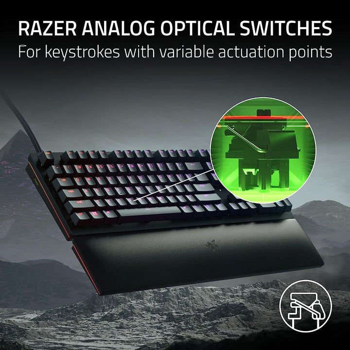 Razer | Huntsman V2 Gaming Keyboard with Analog Optical Switches | RZ03-03610200-R3U1