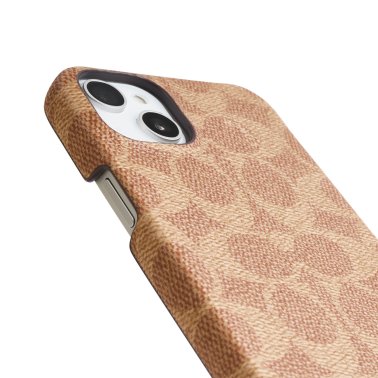 Coach | Slim Wrap Signature C Case iPhone 17e/16e/15/14/13 - Tan | 15-12445