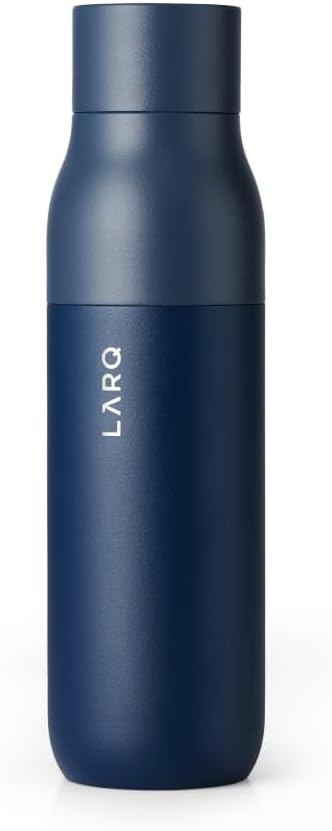 Larq | Twist Top 500ml (17 oz.) Insulated Stainless Steel Water Bottle - Monaco Blue | BNDMB050A