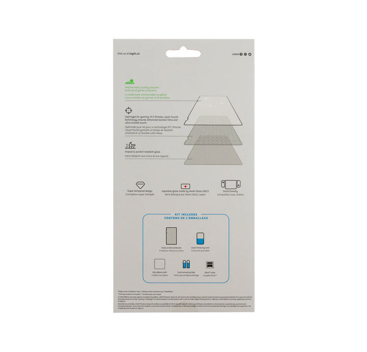 LOGiiX | Phantom Glass for Nintendo Switch - Clear | LGX-13352