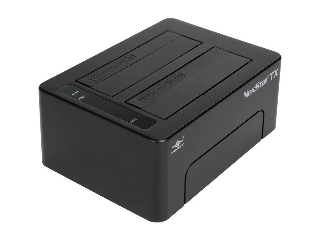 Vantec |  NexStar TX Dual Bay 2.5 inch/3.5 inch USB3.0 Hard Drive Dock | NST-D428S3-BK