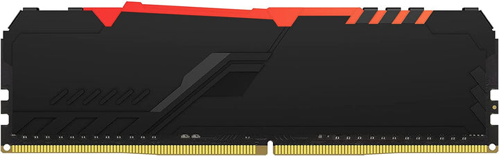 Kingston | RAM 16GB (2X8GB) 3200MHz DDR4 CL16 DIMM Kit of 2 FURY Beast RGB KF432C16BBAK2/16