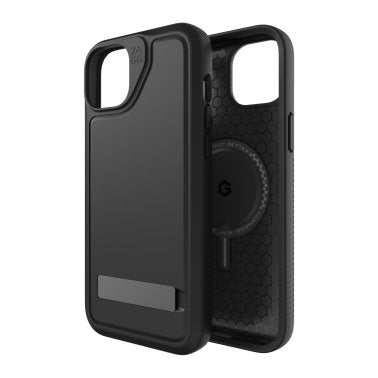 ZAGG GEAR4 | Everest Snap Kickstand Case iPhone 15/14 Plus - Black | 15-11683