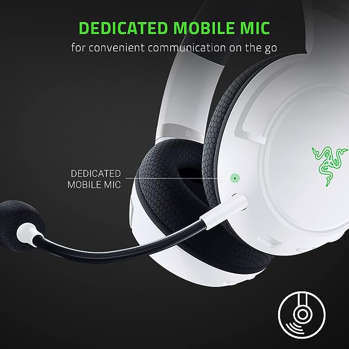 Razer | Kaira Pro Wireless Gaming Headset for Xbox Series S/X and Mobile Devices - White | RZ04-03470300-R3U1