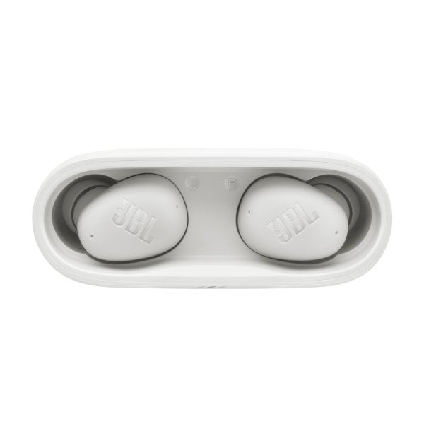 JBL | Vibe Buds 2 Active Noise Cancelling Bluetooth True Wireless Earbuds - White | JBLVBUDS2WHTAM