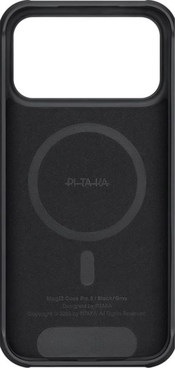 Pitaka | Aramid Pro Guard Case For iPhone 17 Pro Max - Black/Grey | KI1701MGPM