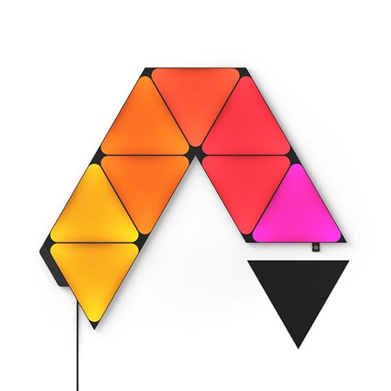 Nanoleaf | Shapes - Ultra Black Triangles Smarter Kit NL47-0103TW-9PK
