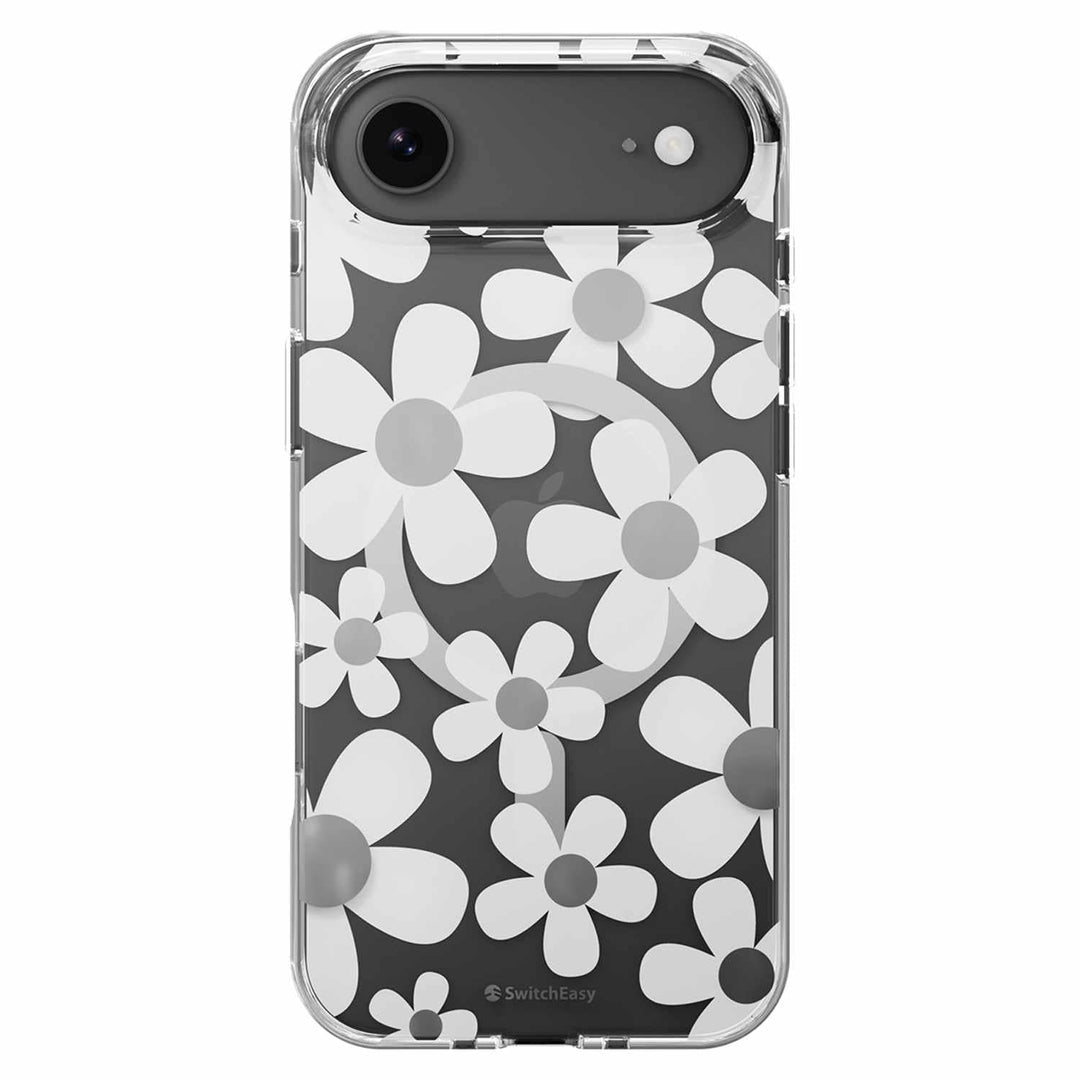 SwitchEasy | Fleur 3D MagSafe iPhone 17 Air Case - White | SPH17A269WH25