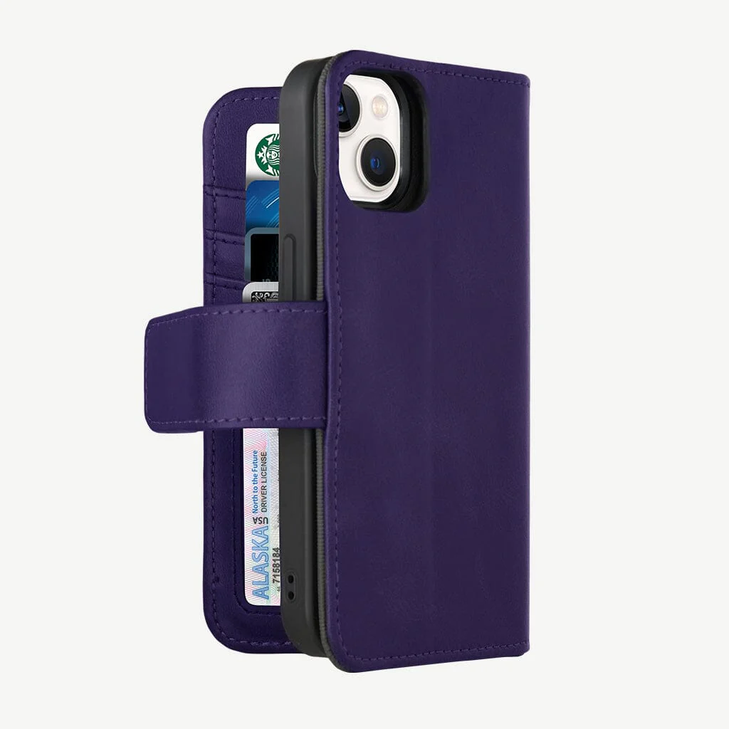 Caseco | 5th Ave MagSafe Wallet Case iPhone 15 - Purple | C31B1-11