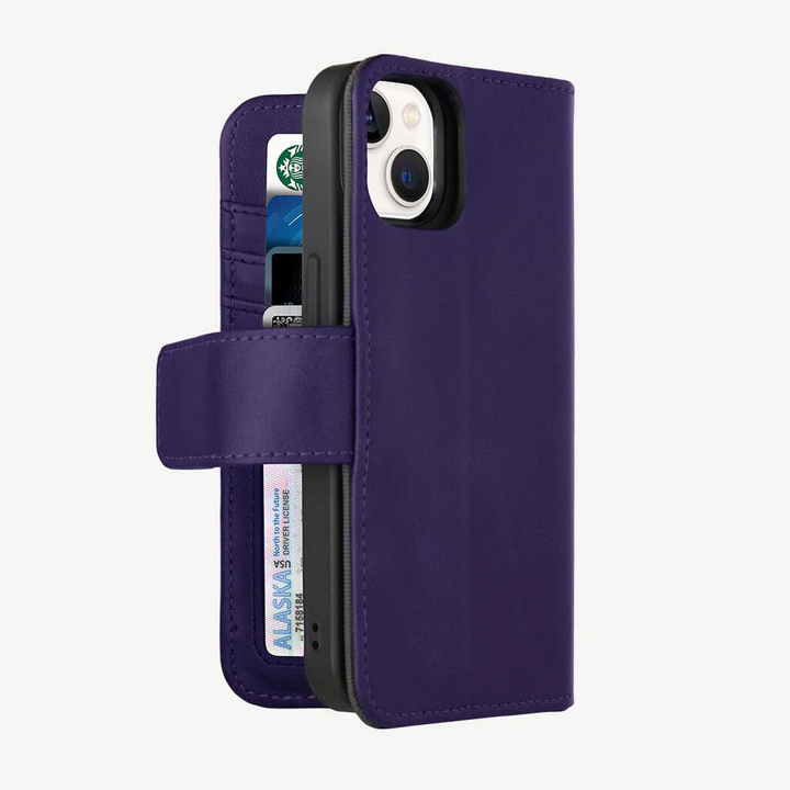 Caseco | 5th Ave MagSafe Wallet Case iPhone 15 - Purple | C31B1-11