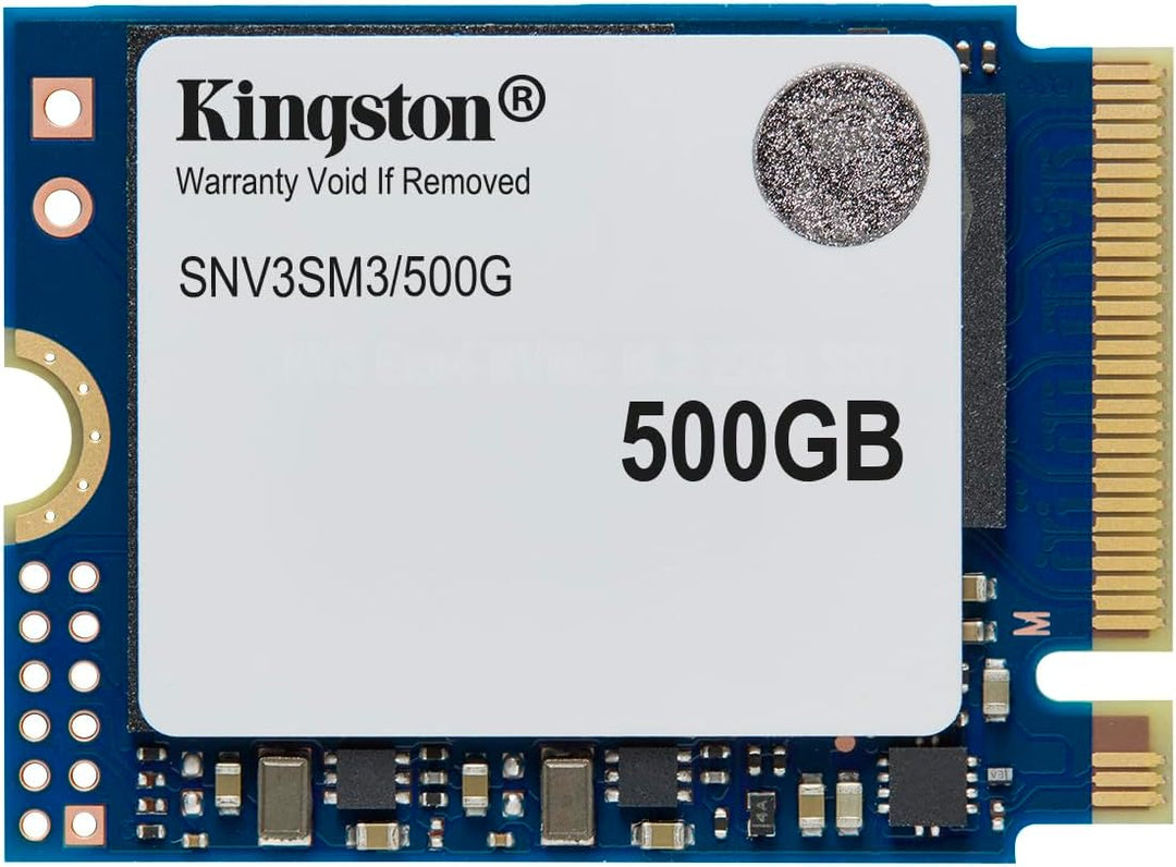 Kingston | 500GB NV3 M.2 2230 PCIe 4.0 NVMe SSD | SNV3SM3/500G