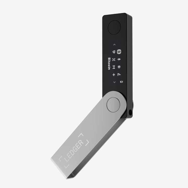 Ledger | Nano X Crypto Wallet - Onyx Black | NX-OnyxBlack
