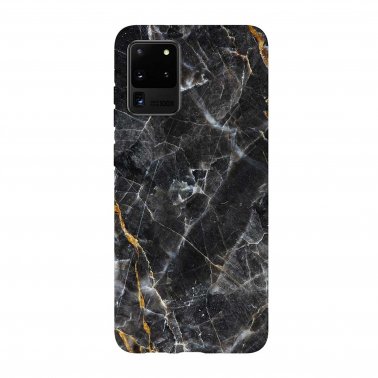 /// Samsung | Galaxy S20+ Uunique Black/Gold (Dark Star) Nutrisiti Eco Printed Marble Back Case 15-06645
