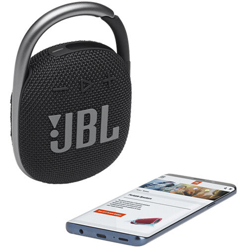 /// JBL | Clip 4 Waterproof Bluetooth Wireless Speaker - Black | JBLCLIP4BLKAM