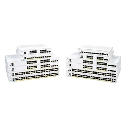 Cisco | 16-port GE Business 250 Series Smart Switch PoE 2x1G SFP |  CBS250-16P-2G-NA