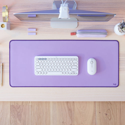 Logitech | Desk Mat Gaming MousePad - Lavender | 956-000036