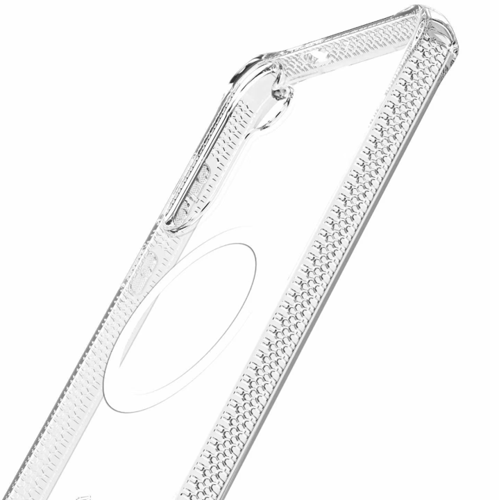 ITSKINS | Hybrid_R Case Compatible w/MagSafe for Samsung Galaxy S25+ - Clear | 120-9164