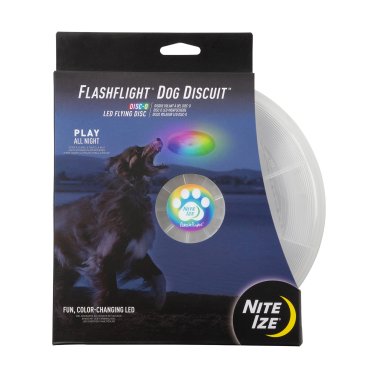 Nite Ize | Flashflight Dog Discuit LED Flying Disc - Disc-O | 15-11193