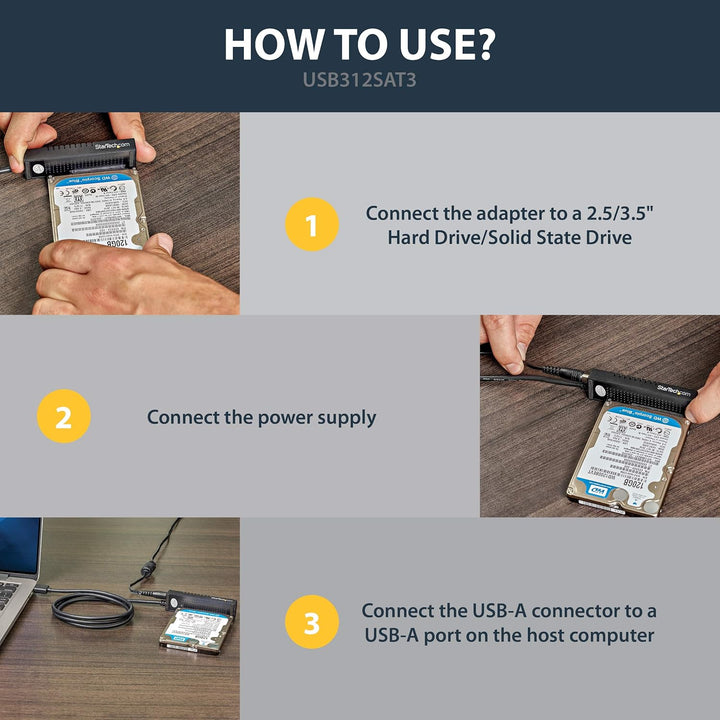 Startech | USB C to VGA Adapter - White | CDP2VGAW