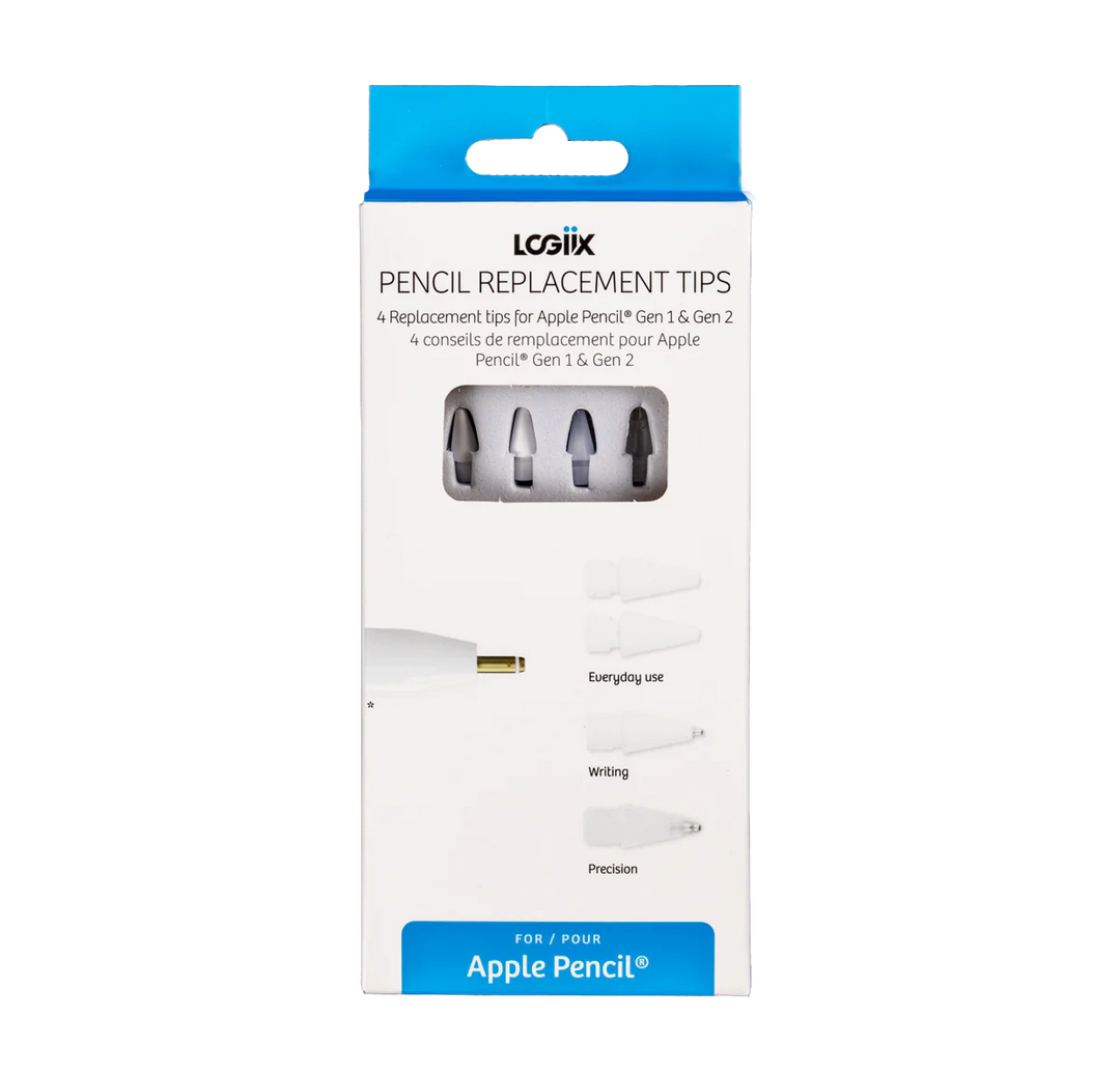 LOGiiX | Apple Pencil Replacement Tips 4 Pack |  LGX-13650
