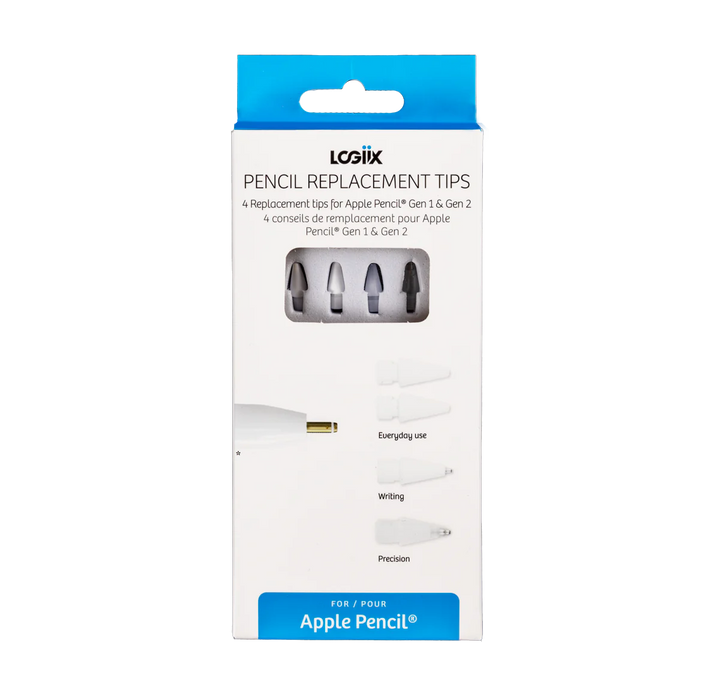 LOGiiX | Apple Pencil Replacement Tips 4 Pack |  LGX-13650