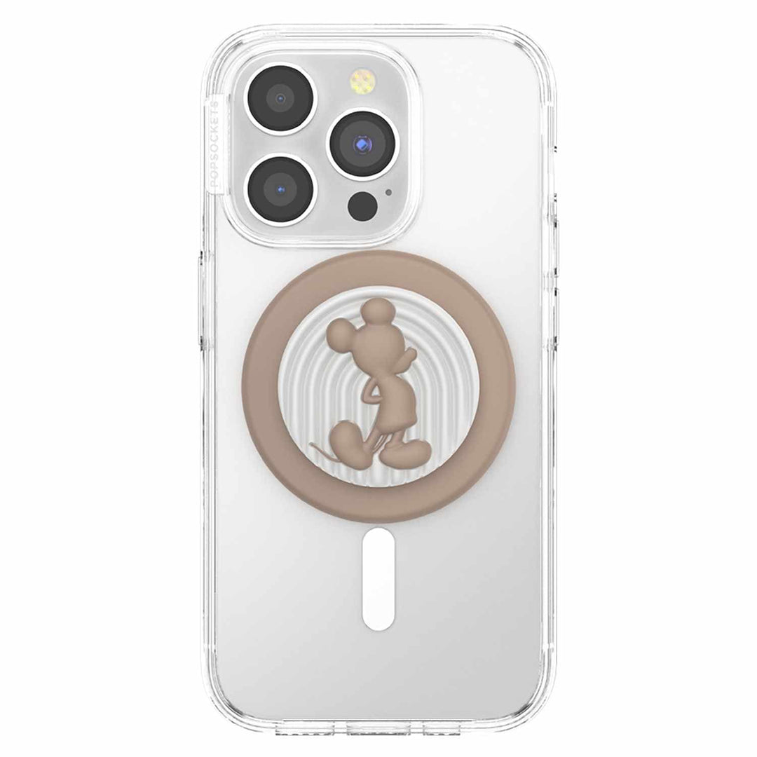 Popsockets | PopGrip for MagSafe Round with Adapter Ring - Latte Mickey | 123-0562