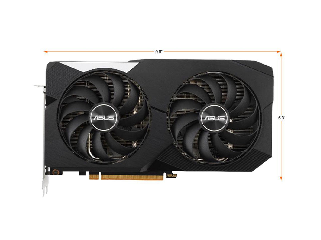 Asus  | Video Card Dual AMD Radeon RX 6600 8GB GDDR6 PCI Express 4.0 | DUAL-RX6600-8G