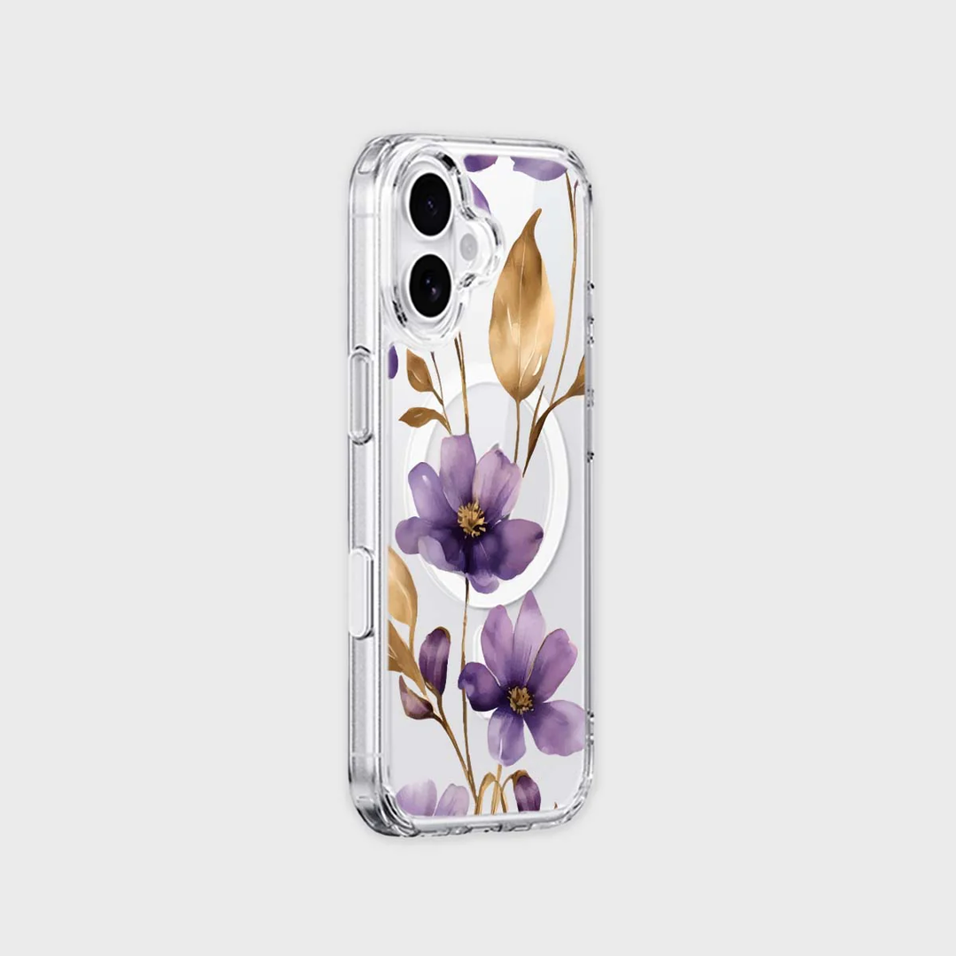 Caseco | Purple Wildflower iPhone 17 - Floral | ED24E5-PW