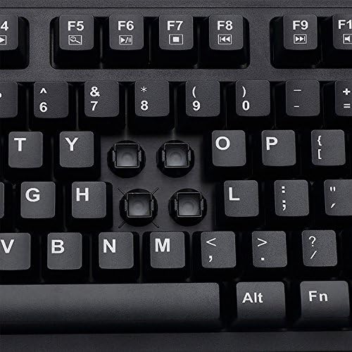 Adesso | Waterproof Anti Microbial Wired USB Keyboard - Black | AKB-630UB