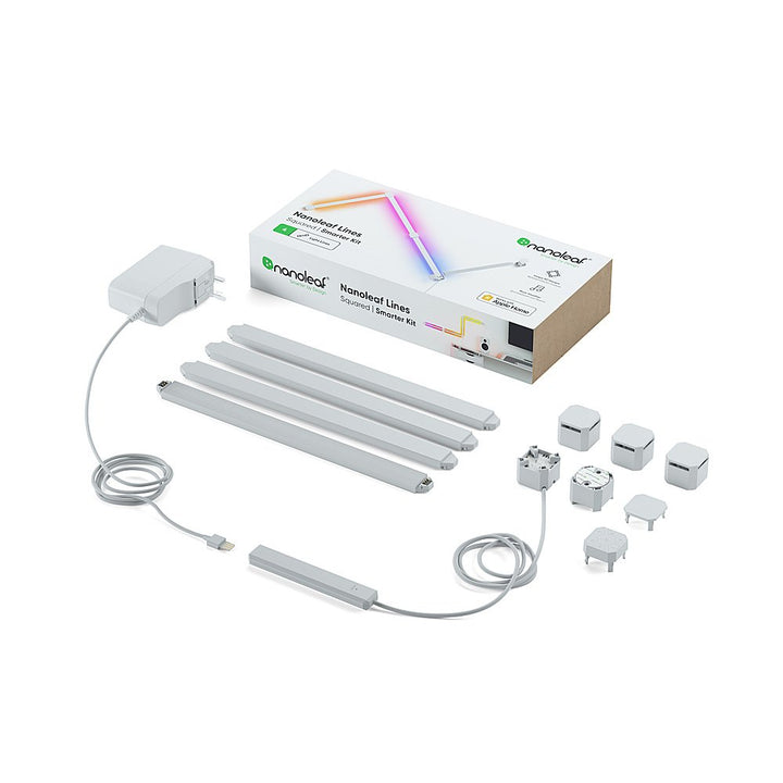 Nanoleaf | Lines - 90 Degrees - Smarter Kit - 4 Panels | NL59K03-4SN00