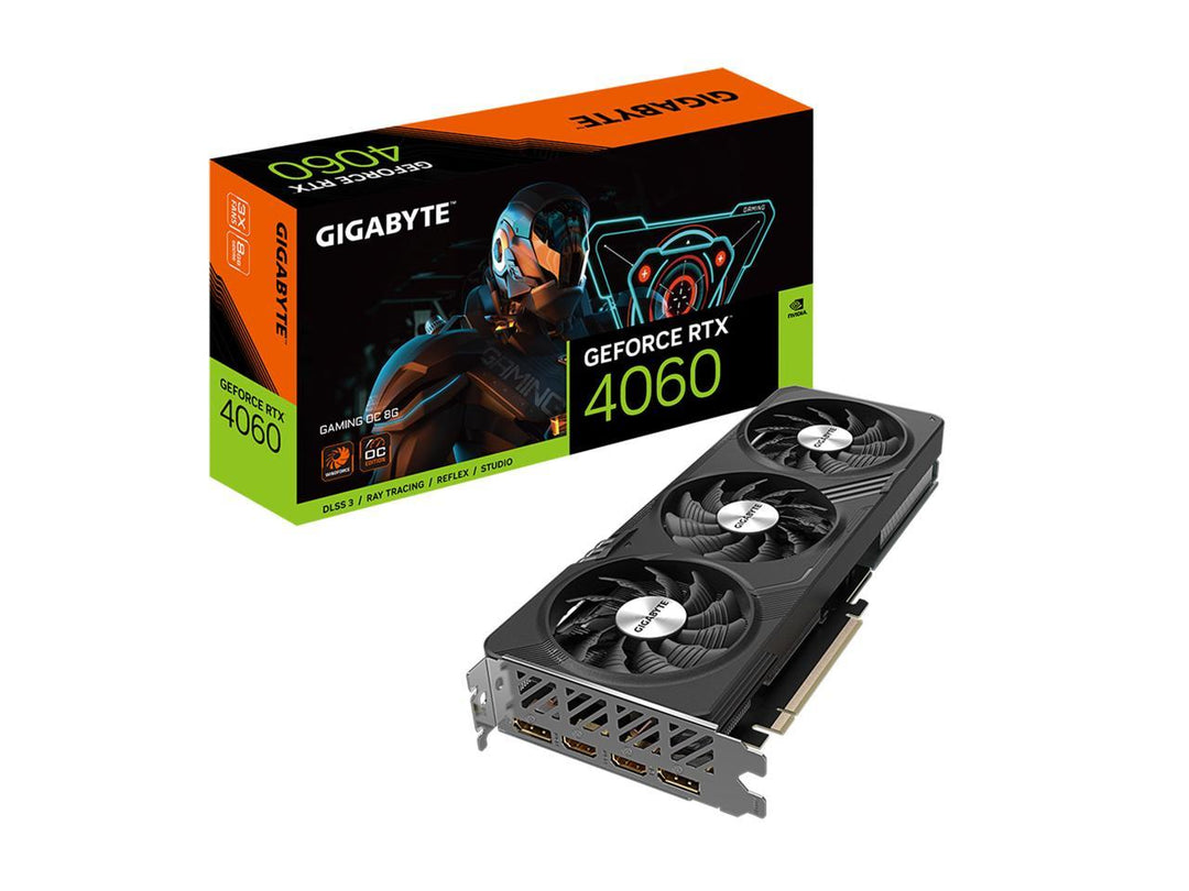 Gigabyte | Video Card GeForce RTX 4060 GAMIN OC 8G GDDR6 128B ATX  10c | GV-N4060GAMING OC-8GD