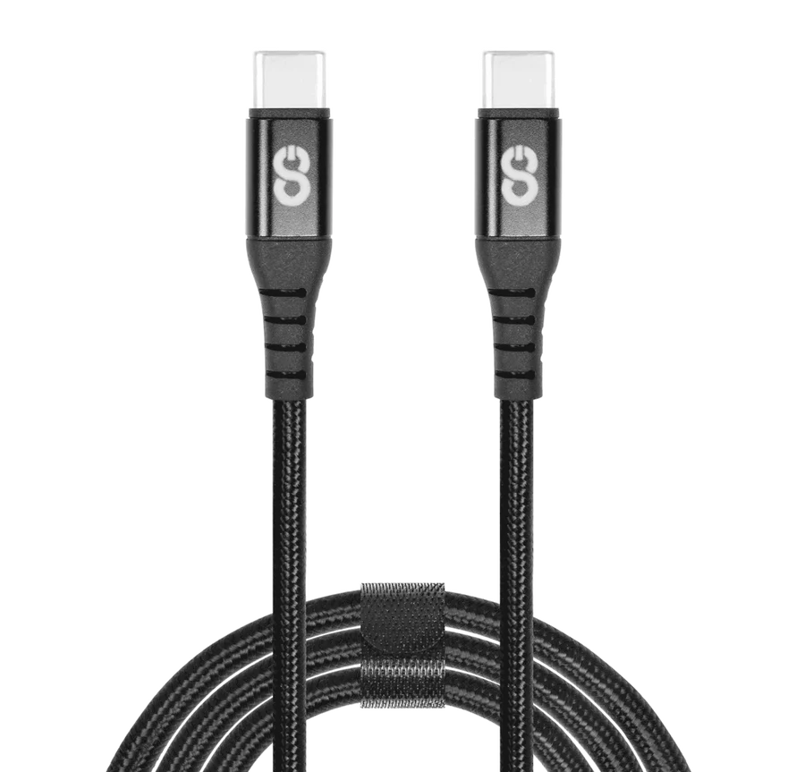 LOGiiX | Piston Connect Pro USB-C to USB-C 240W USB 3.2 10 Gbps 1M /  3FT - Black | LGX-13647