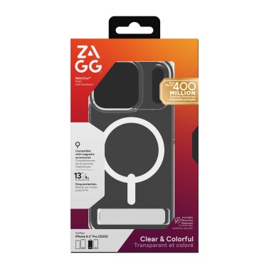 ZAGG | Graphene Santa Cruz Snap iPhone 17 Pro Kickstand Case - White | 702318982