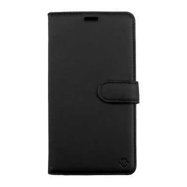 Uunique London | 2-in-1 Leather Folio & Detachable Back MagSafe Case iPhone 15/14/13 - Black/Red | 15-11345