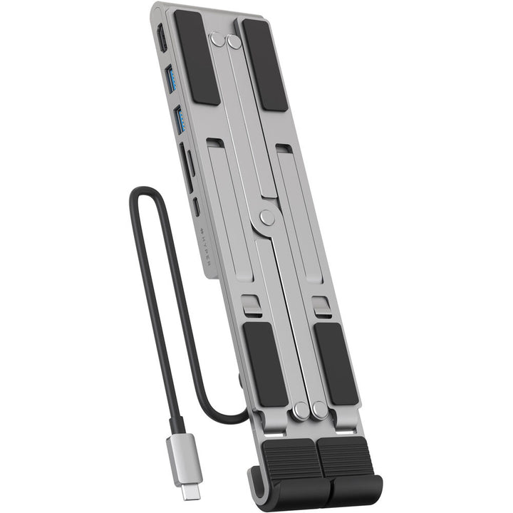 Hyper | Universal USB-C Hub HyperDrive & Laptop Stand 7-In-1 Space Grey | HD71HS
