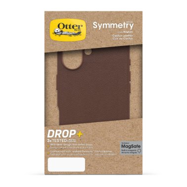 OtterBox | Symmetry Cactus Leather w/MagSafe Case iPhone 16 - Brown Rich Adobe | 77-96303