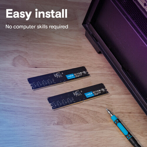 Crucial | 16GB Desktop DDR5 5600 MHz UDIMM Memory Module | CT16G56C46U5