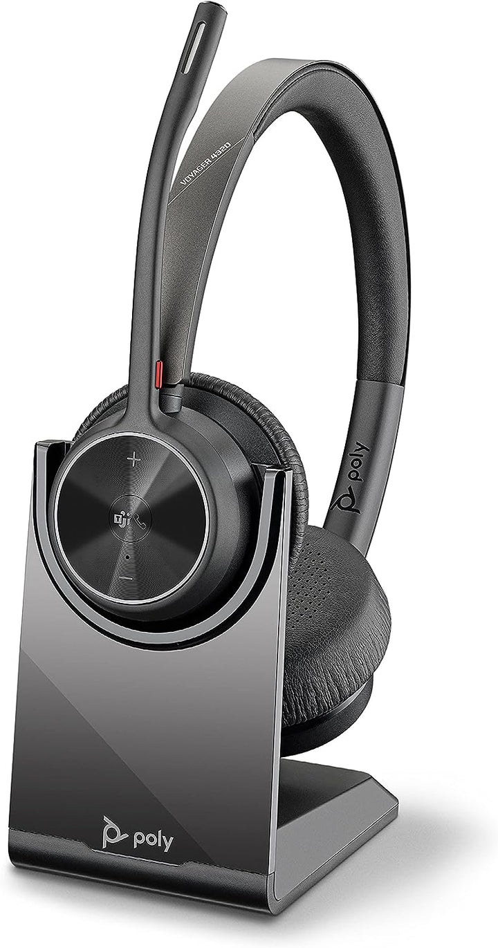 HP | Poly Voyager 4320 UC Headset - Black  (Stand)  |  77Z00AA