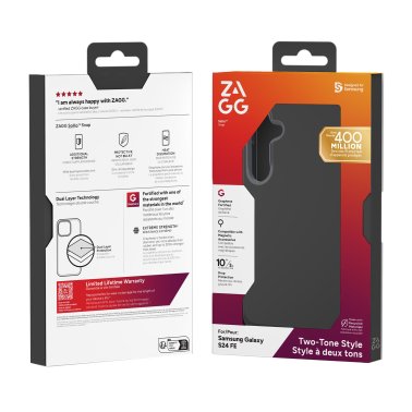 ZAGG | Graphene SoHo Snap Case Samsung Galaxy S24 FE - Black | 15-13627