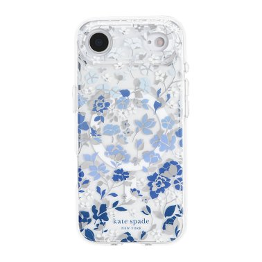 Kate Spade | Protective MagSafe iPhone 17 Air Case - Flowerbed Blue | KS057482